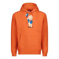 Carrot porky pig Premium Hoodie - linhVisuals