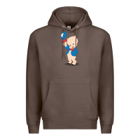 Coffee porky pig Premium Hoodie - linhVisuals