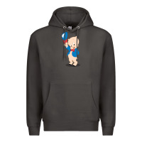 Smoke porky pig Premium Hoodie - linhVisuals