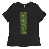 Black zebra Ladies Tee - LillyAllenDesigns