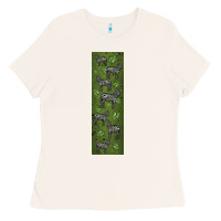 Bone zebra Ladies Tee - LillyAllenDesigns