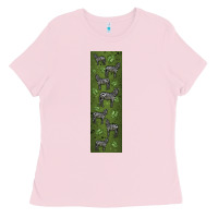 Bubblegum Pink zebra Ladies Tee - LillyAllenDesigns