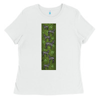White zebra Ladies Tee - LillyAllenDesigns
