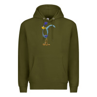 Army Green road runner Premium Hoodie - linhVisuals