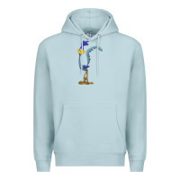 Blue Mist road runner Premium Hoodie - linhVisuals