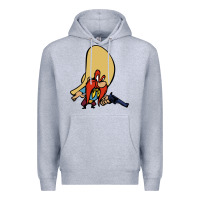 Heather Grey sam yosemite Premium Hoodie - linhVisuals