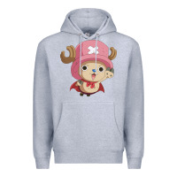 Heather Grey one piece Premium Hoodie - linhVisuals