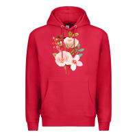 Cardinal Bouquet Floral Premium Hoodie - linhVisuals