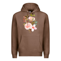 Chestnut Bouquet Floral Premium Hoodie - linhVisuals