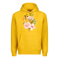 Lemon Bouquet Floral Premium Hoodie - linhVisuals