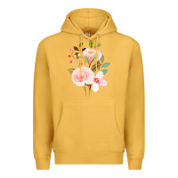 Mustard Bouquet Floral Premium Hoodie - linhVisuals