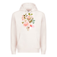 Pale Pink Bouquet Floral Premium Hoodie - linhVisuals