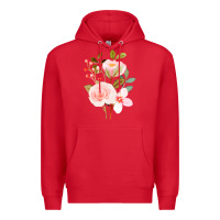 Bouquet Floral Premium Hoodie | Teevron