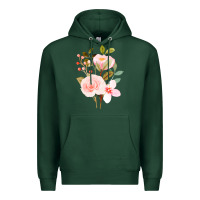 Sports Green Bouquet Floral Premium Hoodie - linhVisuals