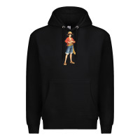 Black one piece Premium Hoodie - linhVisuals