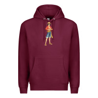 Burgundy one piece Premium Hoodie - linhVisuals