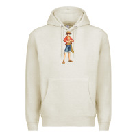 Oatmeal Heather one piece Premium Hoodie - linhVisuals