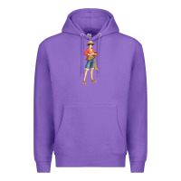 Purple one piece Premium Hoodie - linhVisuals
