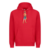 Red one piece Premium Hoodie - linhVisuals