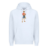 White one piece Premium Hoodie - linhVisuals
