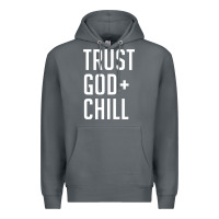 Rock trust god and chill tee vintage pullover hoodie Premium Hoodie - linhVisuals