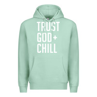 Seafoam trust god and chill tee vintage pullover hoodie Premium Hoodie - linhVisuals