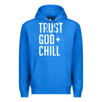 True Royal trust god and chill tee vintage pullover hoodie Premium Hoodie - linhVisuals