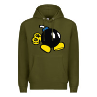 Army Green bomb Premium Hoodie - linhVisuals