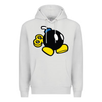 Dove Grey bomb Premium Hoodie - linhVisuals