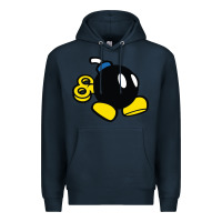Navy bomb Premium Hoodie - linhVisuals
