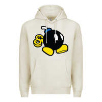 Oatmeal Heather bomb Premium Hoodie - linhVisuals