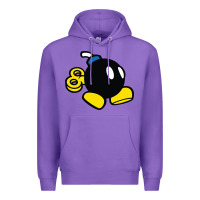 Purple bomb Premium Hoodie - linhVisuals