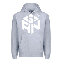 Heather Grey Gancube Premium Hoodie - linhVisuals