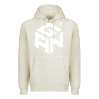 Oatmeal Heather Gancube Premium Hoodie - linhVisuals
