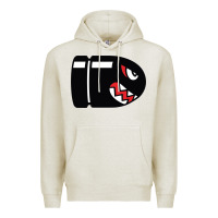 Oatmeal Heather bullet bill Premium Hoodie - linhVisuals