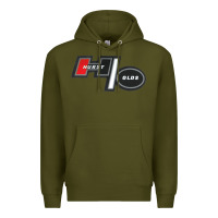 Army Green Hurst Old Premium Hoodie - linhVisuals