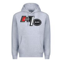Heather Grey Hurst Old Premium Hoodie - linhVisuals