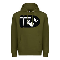 Army Green bullet bill Premium Hoodie - linhVisuals