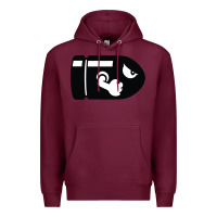 Burgundy bullet bill Premium Hoodie - linhVisuals