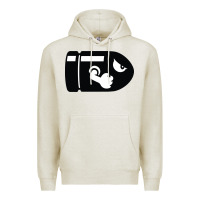 Oatmeal Heather bullet bill Premium Hoodie - linhVisuals
