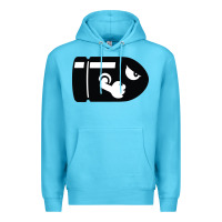 Ocean Blue bullet bill Premium Hoodie - linhVisuals
