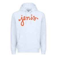 White Jenis Ice Creams Premium Hoodie - linhVisuals