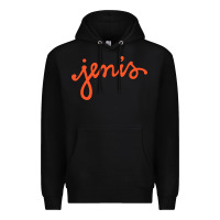 Black Jenis Ice Creams Premium Hoodie - linhVisuals