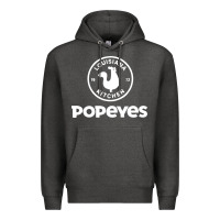 Charcoal Heather Popeyes Premium Hoodie - linhVisuals