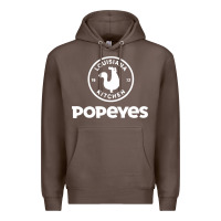 Coffee Popeyes Premium Hoodie - linhVisuals
