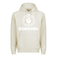 Oatmeal Heather Popeyes Premium Hoodie - linhVisuals