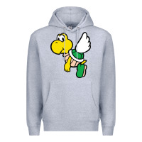 Heather Grey koopa troopa Premium Hoodie - linhVisuals