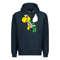 Navy koopa troopa Premium Hoodie - linhVisuals