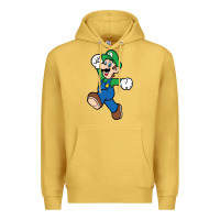 Antique Gold luigi Premium Hoodie - linhVisuals