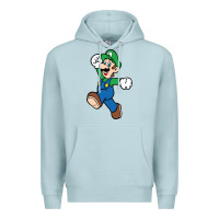 Blue Mist luigi Premium Hoodie - linhVisuals